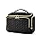 BAGSMART Travel Toiletry Bag, Large Wide-open Travel Bag for Toiletries, Makeup Cosmetic Travel Bag with Handle-Black
