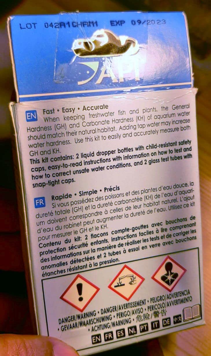 Aquarium Pharmaceuticals, API, MARS Fishcare Gh and Kh Test Kit ...