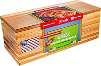 Grill Gourmet Cedar Grilling Planks 12 Pack - Textured for Max Smoke & Flavor, Thick 1/3" USA Made