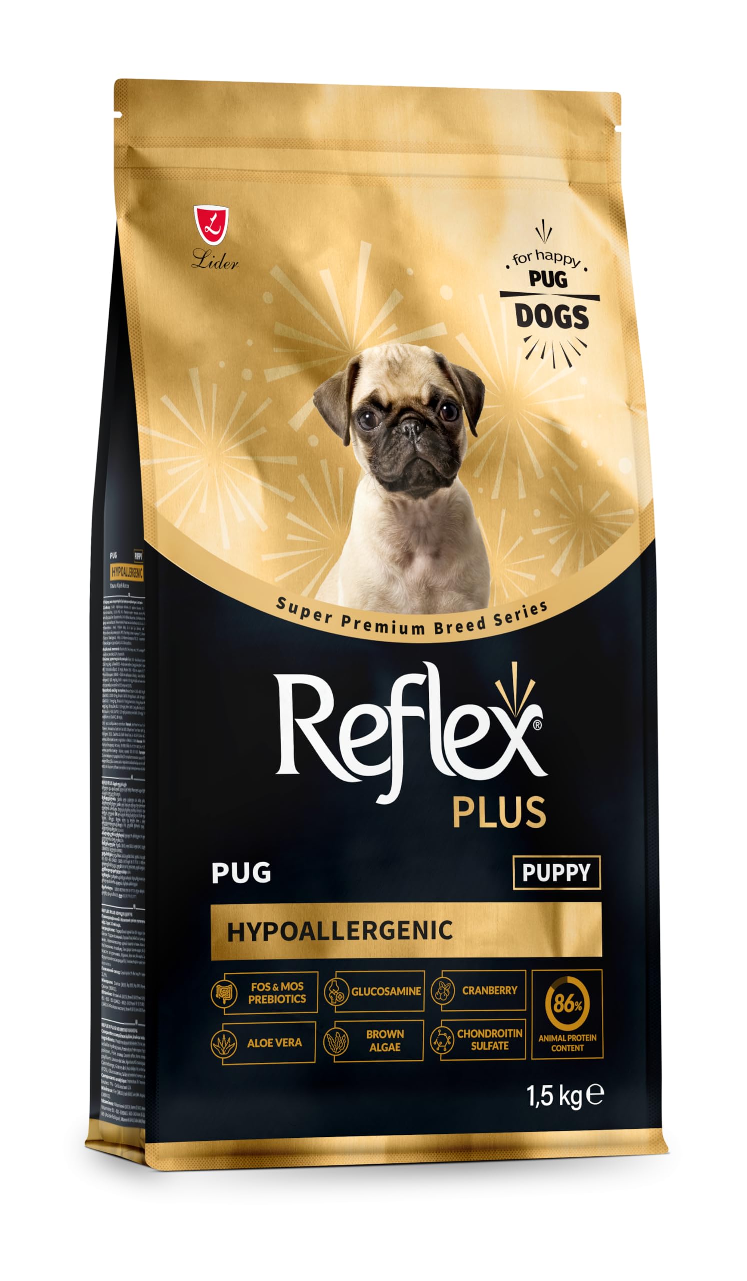 Reflex Plus Pug Yavru Köpek Maması 1,5 Kg