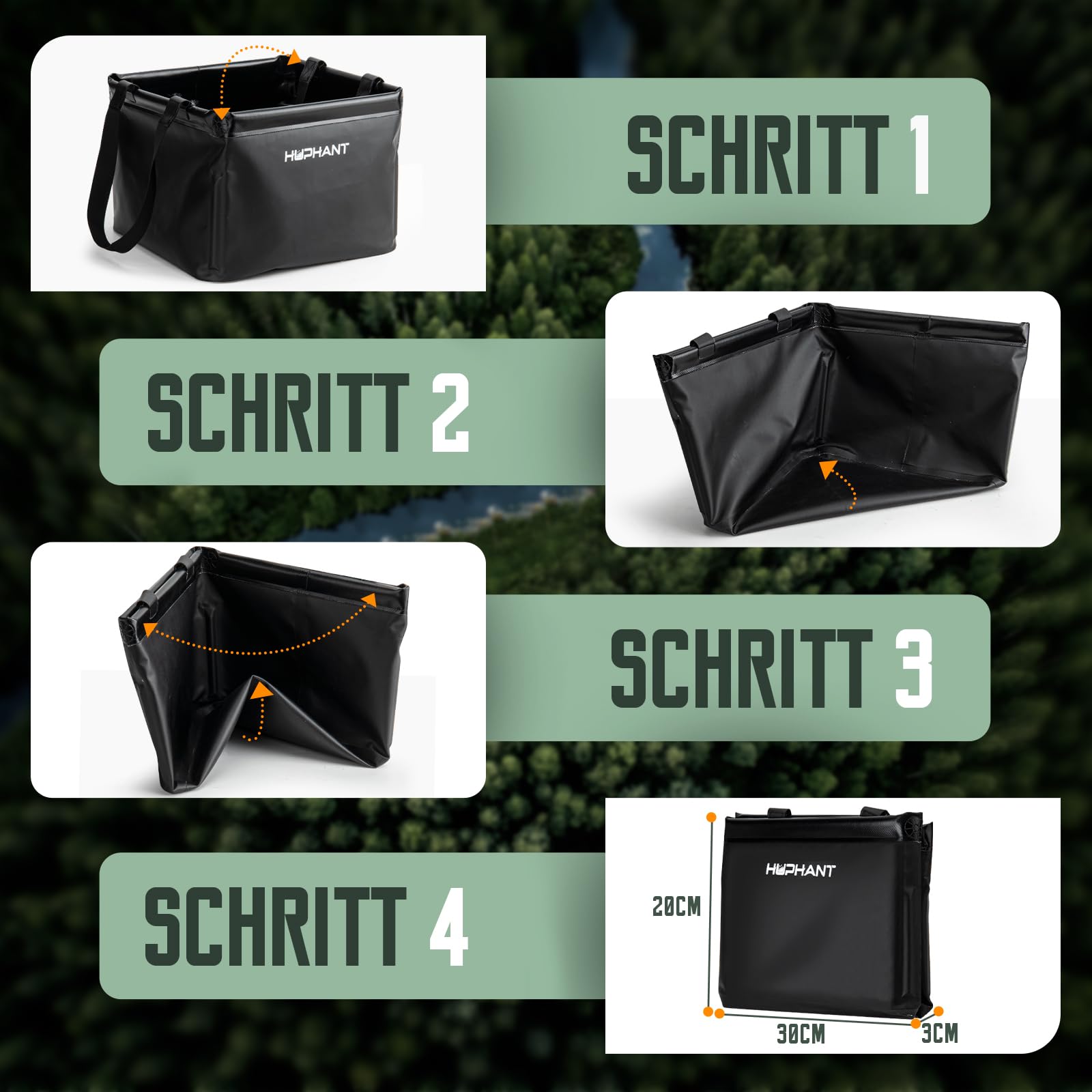Faltschüssel Camping 18L,Faltbare Outdoor Spülschüssel Waschschüssel,Spülwanne Camping Platzsparendes,Faltbare Spüle,Schwarz