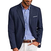 PJ PAUL JONES Mens Casual Sport Coats Lightweight Two Button Blazer Jacket