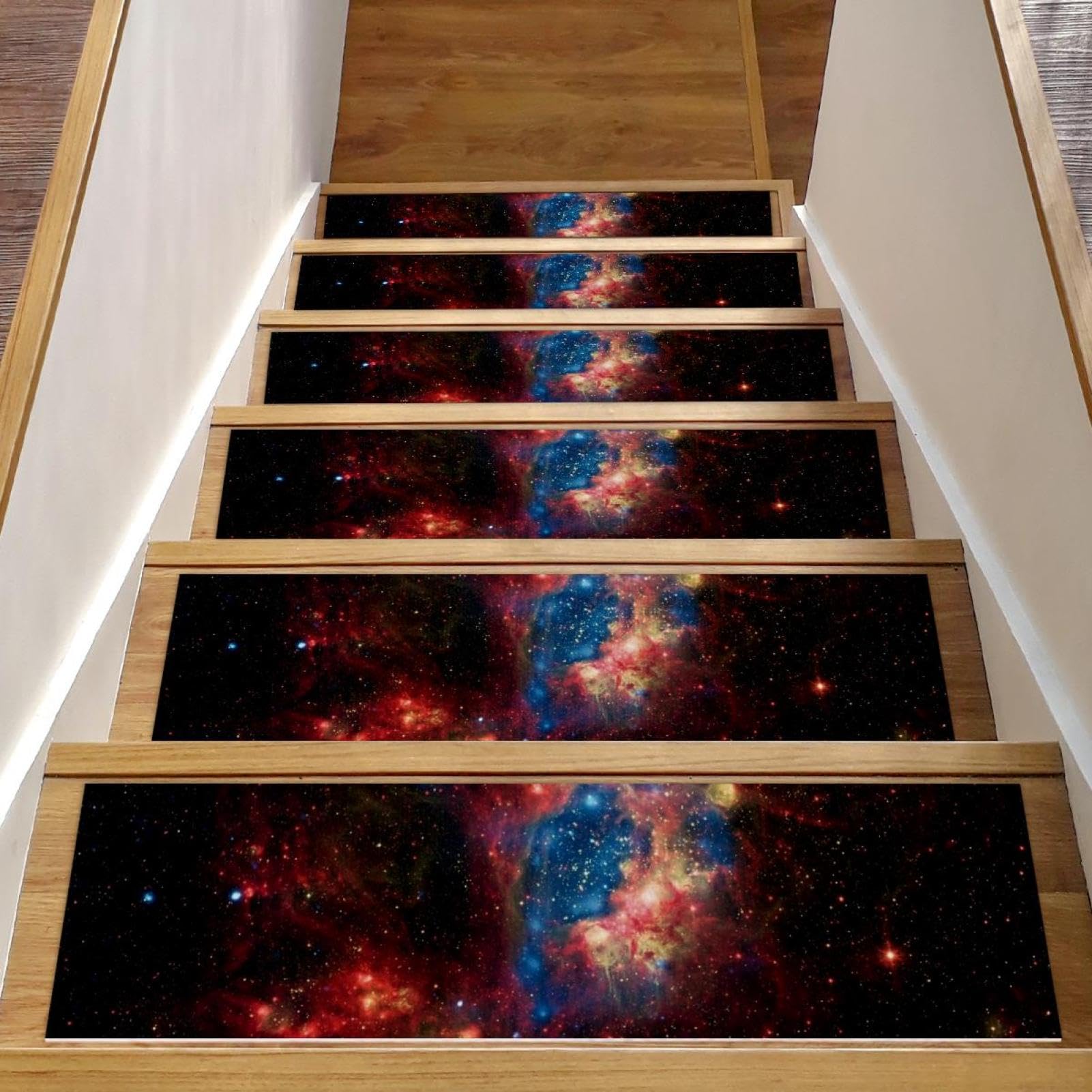 Peldaños de escalera de 8x30 pulgadas para escalones de madera lavables