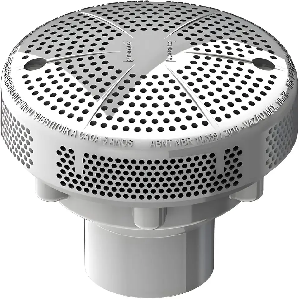 Ralo Dreno De Fundo Piscina Fibra Ou Alvenaria 50mm Sodramar