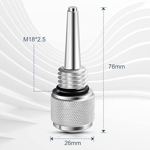 Miniatura 2 de Dreyoo Compatible con Wen 55201 - Varilla magnética de aceite para generadores inversores, compatible con WenPredator, generador de aluminio,