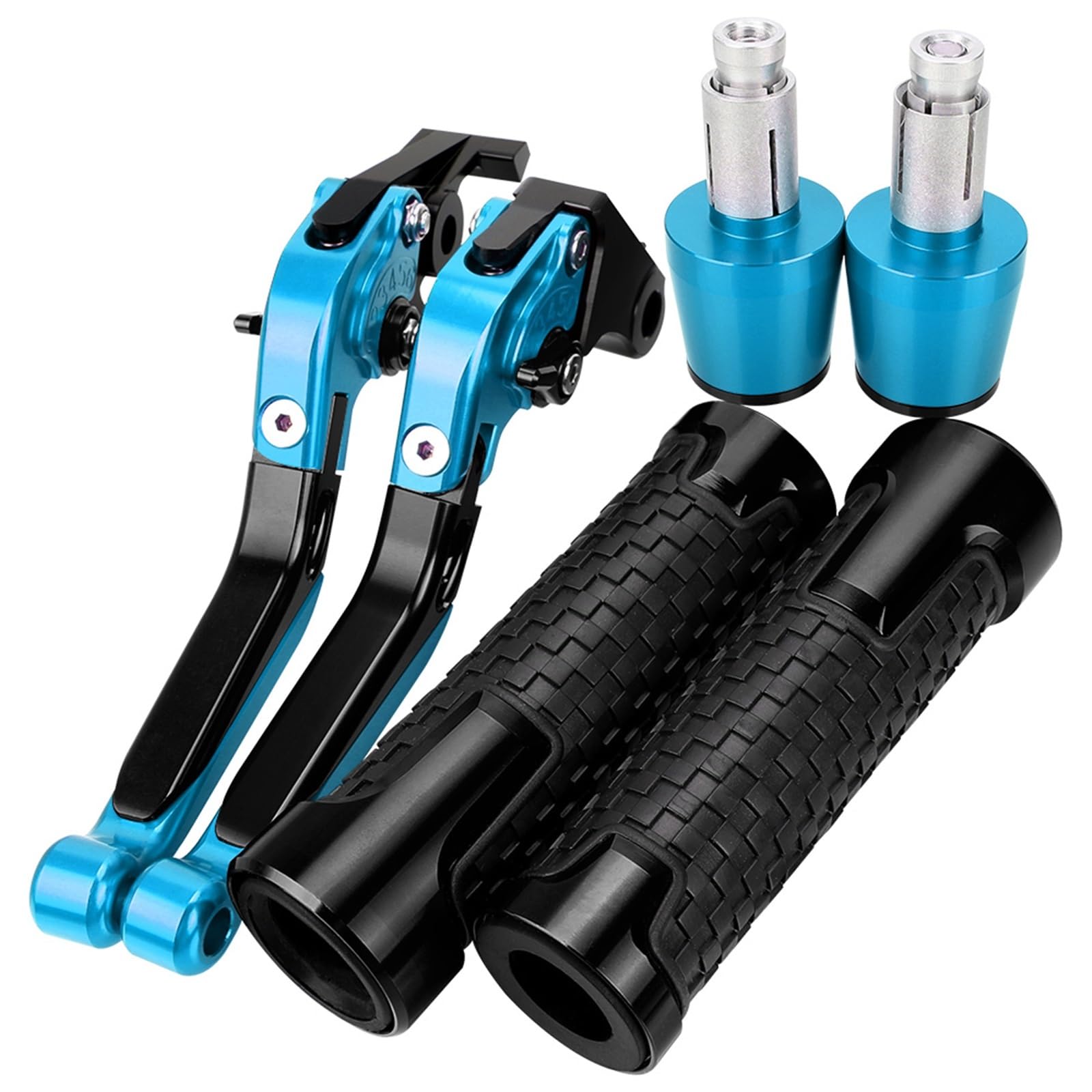 Palancas de embrague y freno con puños de manillar para moto FZ16 2008 a 2018 6
