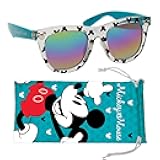 Sun-Staches Mickey Mouse Disney Sunglasses for Kids Stylish, Comfortable & Durable UV-Protective Mickey Mouse Toddler Sunglasses With Soft Carrying Case - Official Kids Disney Sunglasses