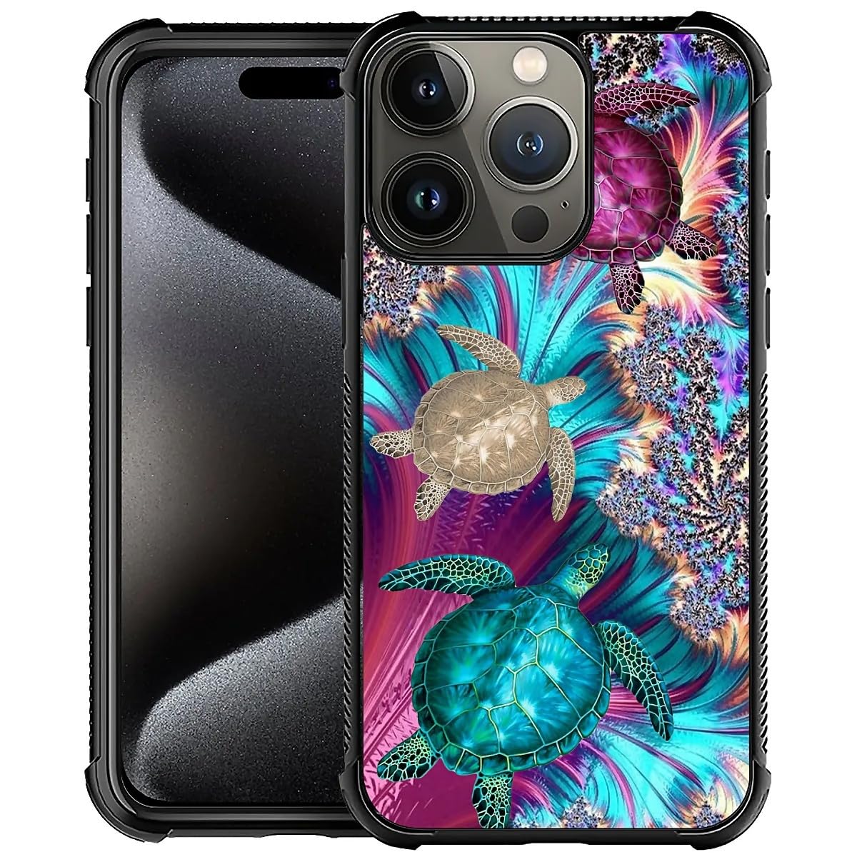 ZHEGAILIAN Compatible with iPhone 16 Pro Max Case,Non-Slip Soft TPU Bumper Four Corner Reinforced Shockproof Protective Case Compatible with iPhone 16