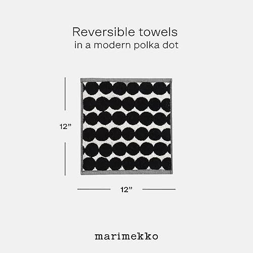 Miniatura 3 de MARIMEKKO Räsymatto - Paño de toalla de algodón  Paños con estampado de lunares  12 x 12 pulgadas
