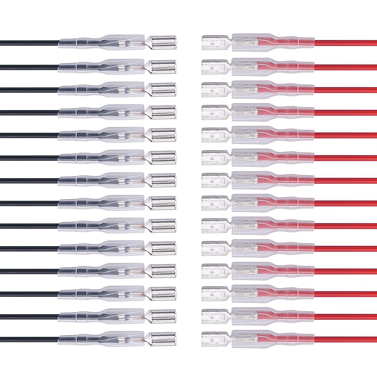 40pcs 2.8mm Double Head Crimp Terminal With Insulating Sleeve - View #2