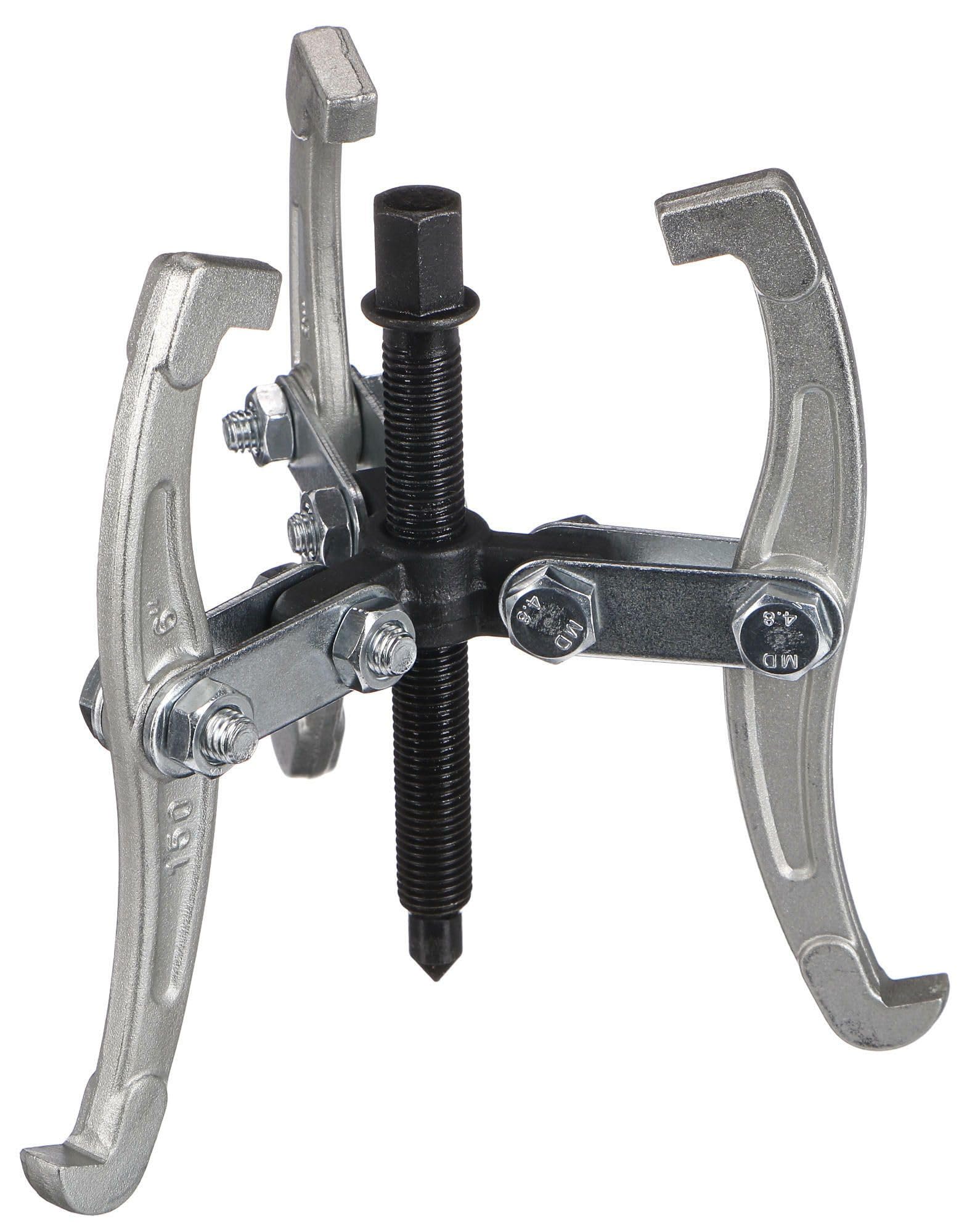 SIXTOL MECHANIC TRIPLE PULLER 150 | 3-Jaw Bearing Puller | 6" | Universal Gear Puller | Brake Disc Remover