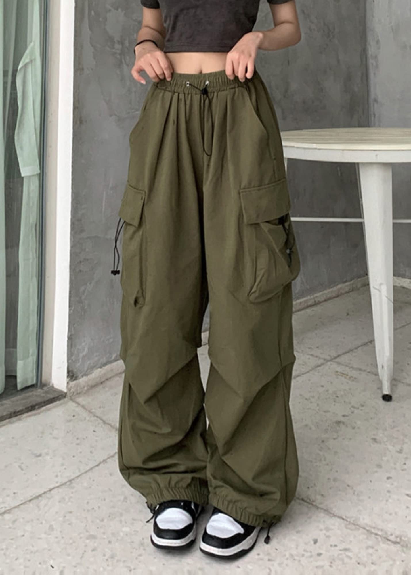 Pantaloni da jogging da donna Baggy cargo da donna Streetwear gothic abbigliamento donna