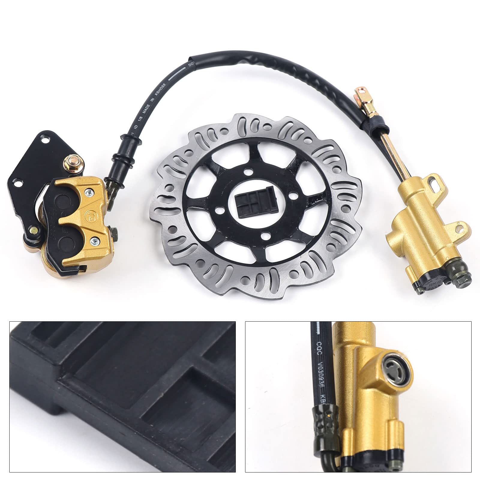 Kit de freins hydrauliques arrière pour MotoCross Dirt Bike Pitbike 49-125cc 4 temps + disque