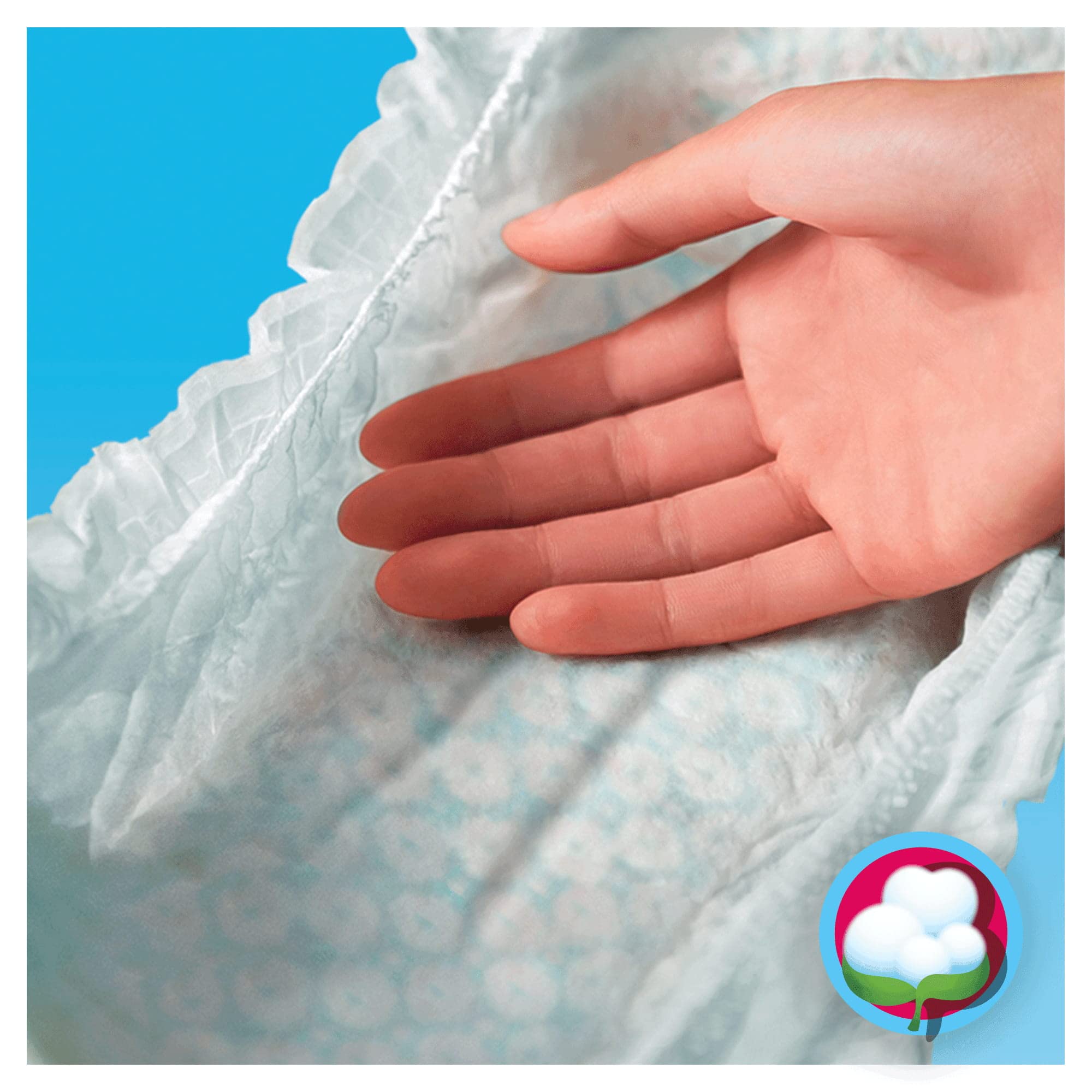 Dodot Couches bébé sec Taille 6 (13-18 kg), 132 couches + 1 pack de 10 lingettes Aqua Pure 99% eau, une nuit jusqu'à 100% sans fuites, Pack mensuel