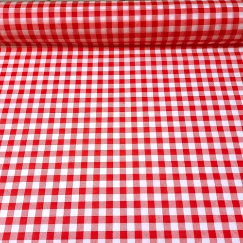 Tnt Estampado Festa Junina Xadrez Vermelho Caipira 5,00m X 1,40m