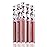 Beauty Concept 15-Piece Lip Gloss Set - Radiant Lips with Glossy Heavy Embossing, Shiny Gold Foil Stamping - 0.7 fl oz Each in Pink Nutcracker