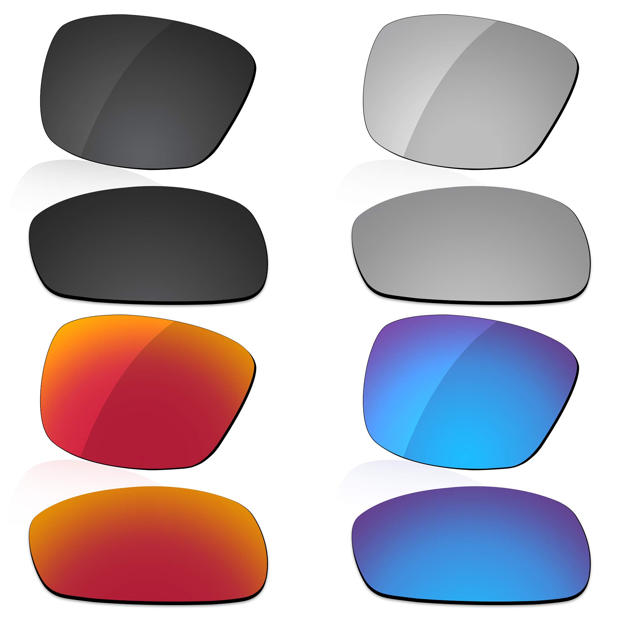 LenzReborn Lenti polarizzate di ricambio per occhiali da sole Oakley Crosshair 2.0 OO4044 - Altre opzioni