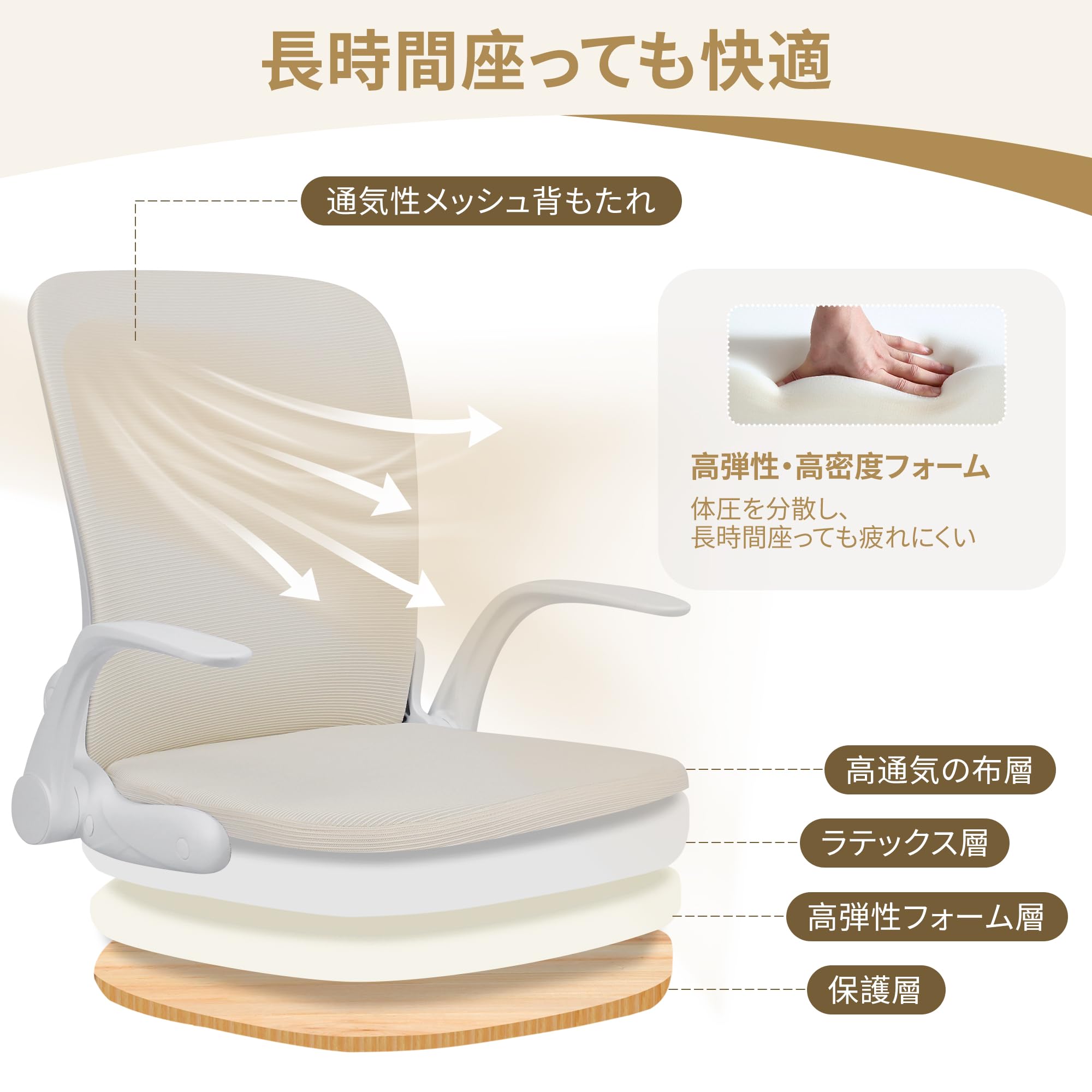 回転座椅子 腰が痛くならない 折りたたみ 人間工学デザイン フロアチェア 未使用 Amazon｜NATURFEN 回転座椅子 腰が痛くならない ひじ掛け付き