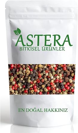ASTERA 250 Gr Renkli Karabiber 4 Renk Karışık Tane Karabiber