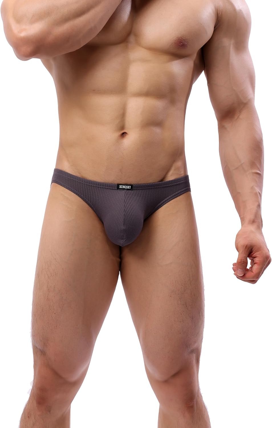 iKingsky Men's Pouch Briefs Stretch Bikini Mens Underwear Breathable Sporty Under Panties for Men - Image 7