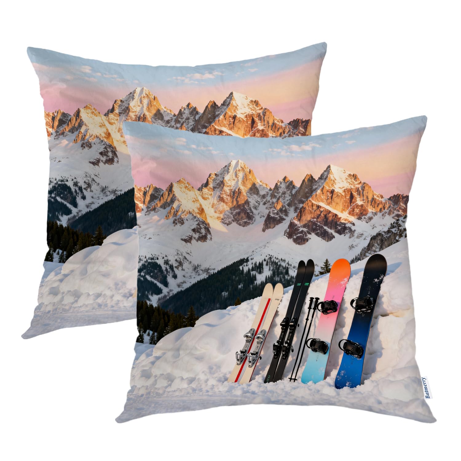 Housses de coussin de lit Batmerry de 45,7 cm pour raviver un salon terne en hiver