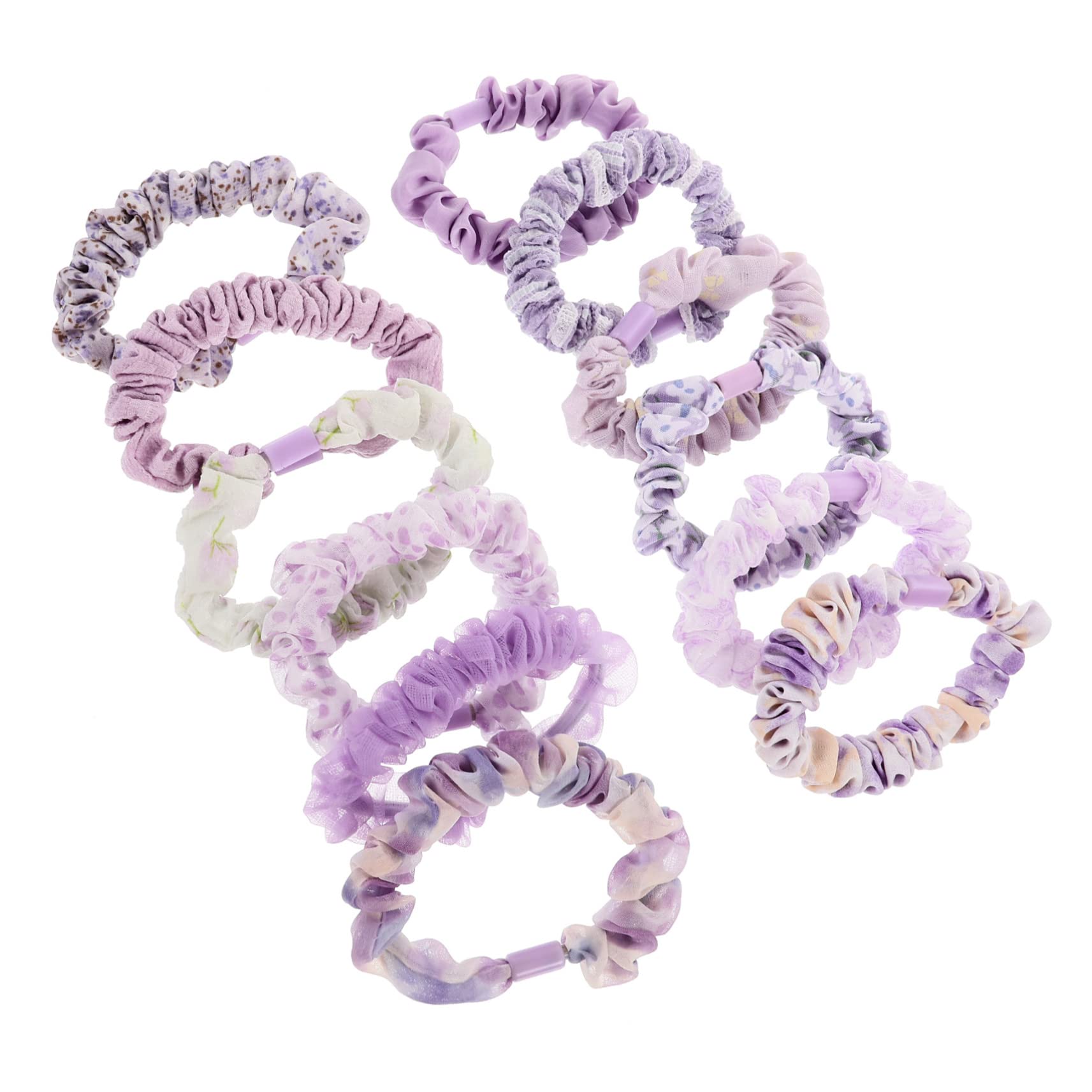 FRCOLOR 5 Juegos De Coleteros Elásticos Sin Costuras Para Niña Accesorios Para El Cabello 12 Unidades X 5