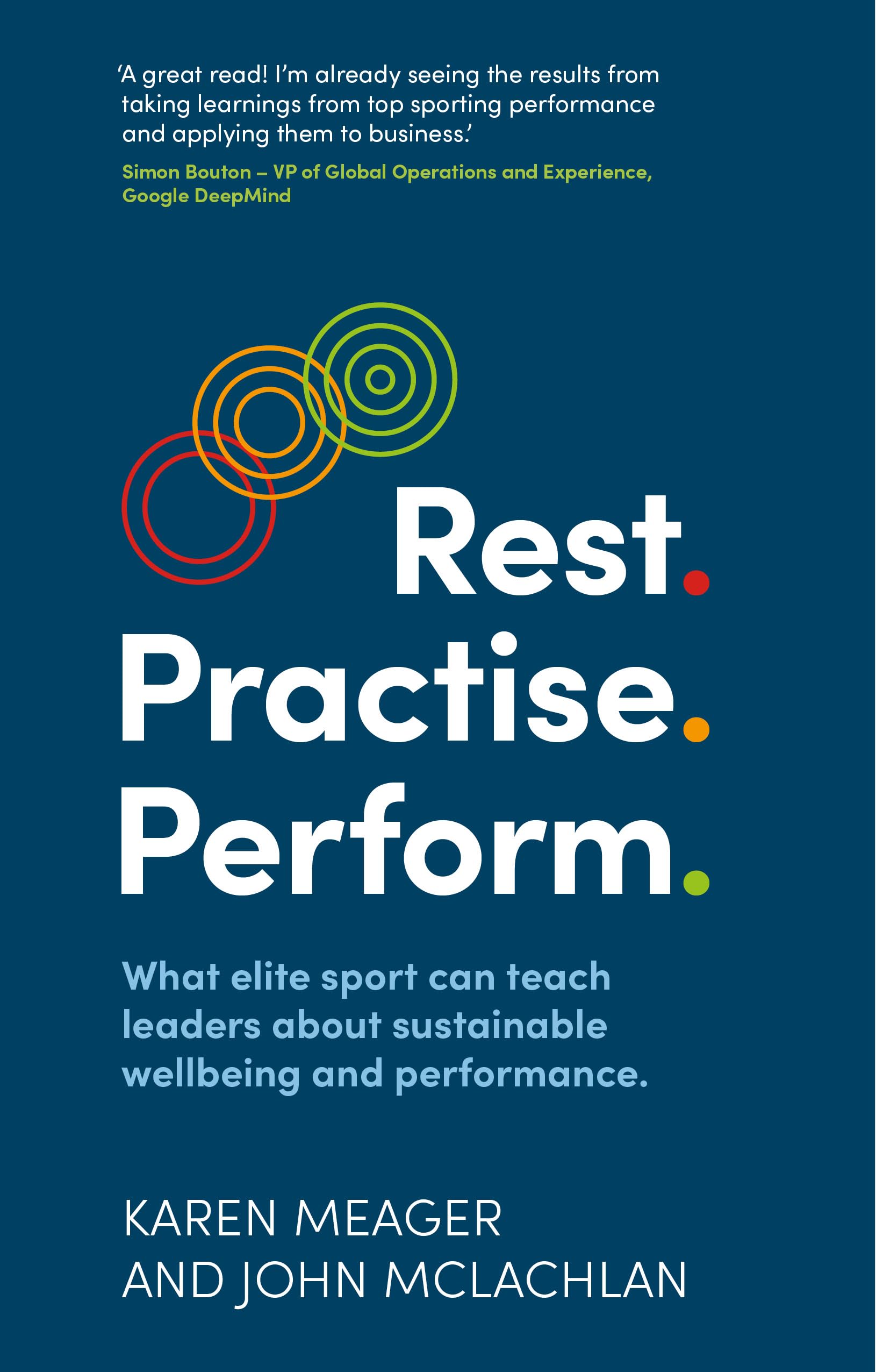 Rest. Practise. Perform. by Karen Meager, John Mclachlan - 9781915483270