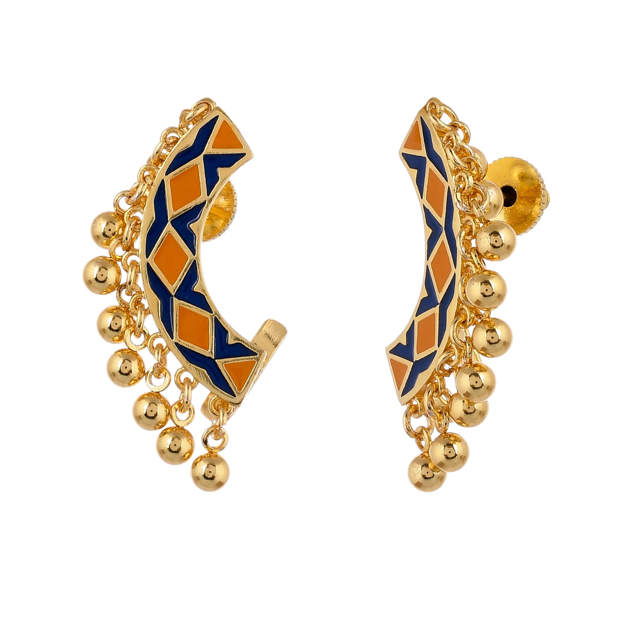 Voylla Zulu Neema Enameled Ear Cuff (B0CR1DXD7W) Amazon Price History, Amazon Price Tracker