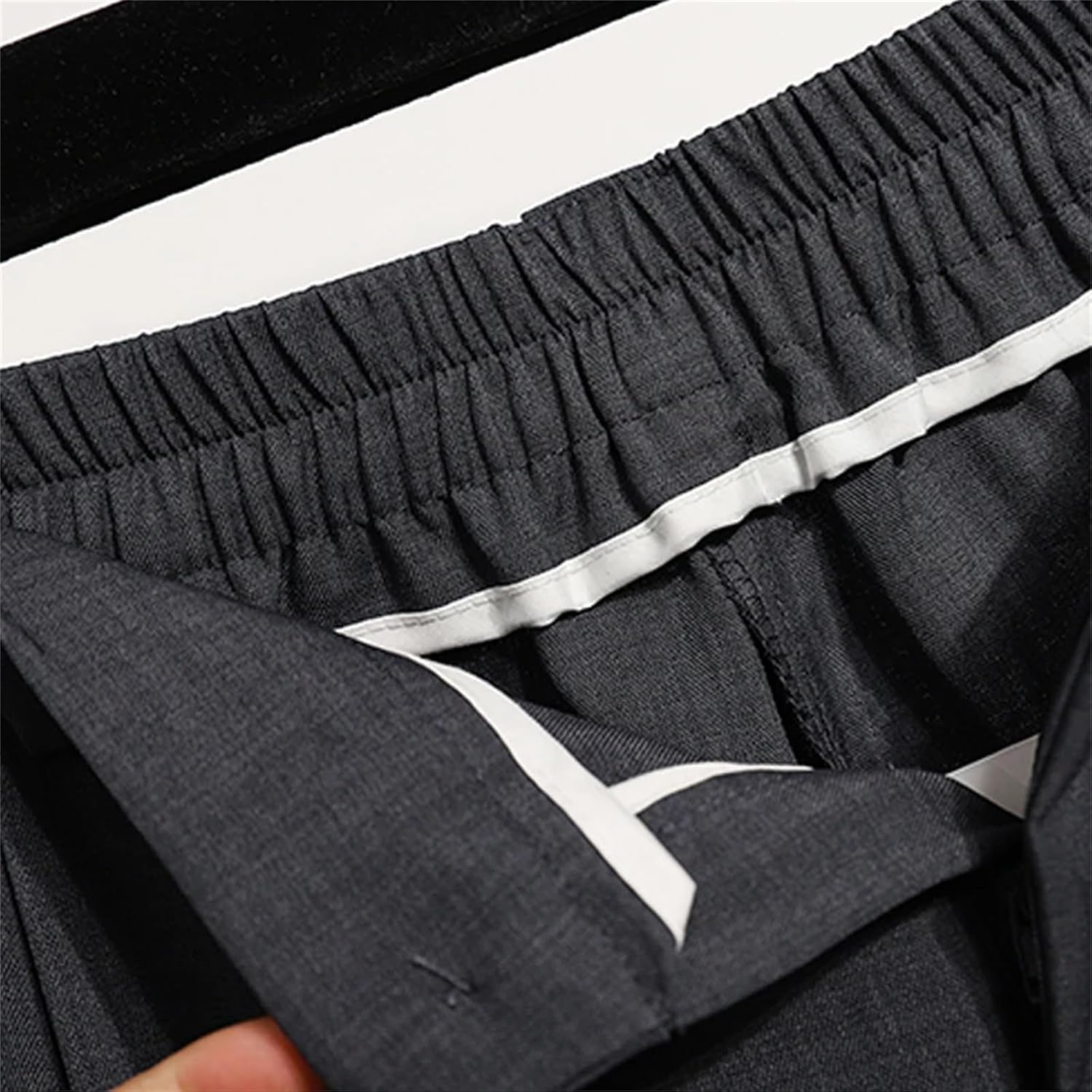 Suit Pants Female Large Size Spring Fashion Elegant Versatile high Waist Draping Nine Minutes Casual Pants