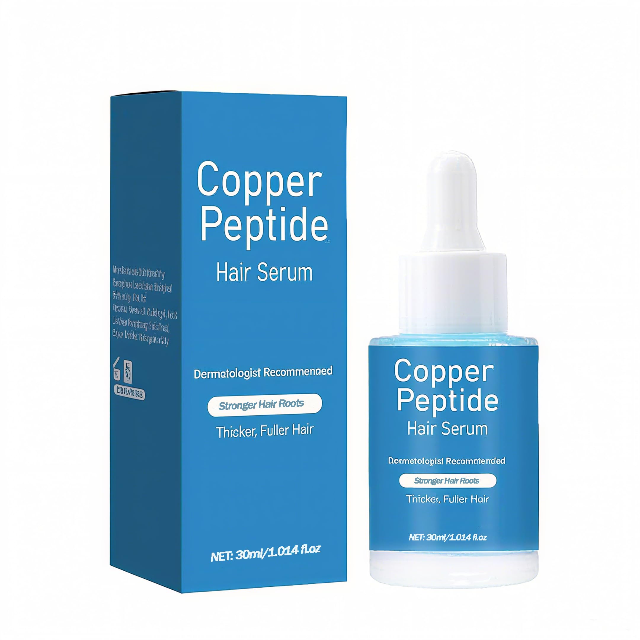 Copper Peptide Hair Serum Growth, Hair Serum for Hair Growth Strengthens & Thickens Thin, Dry, Repair Damaged Hair