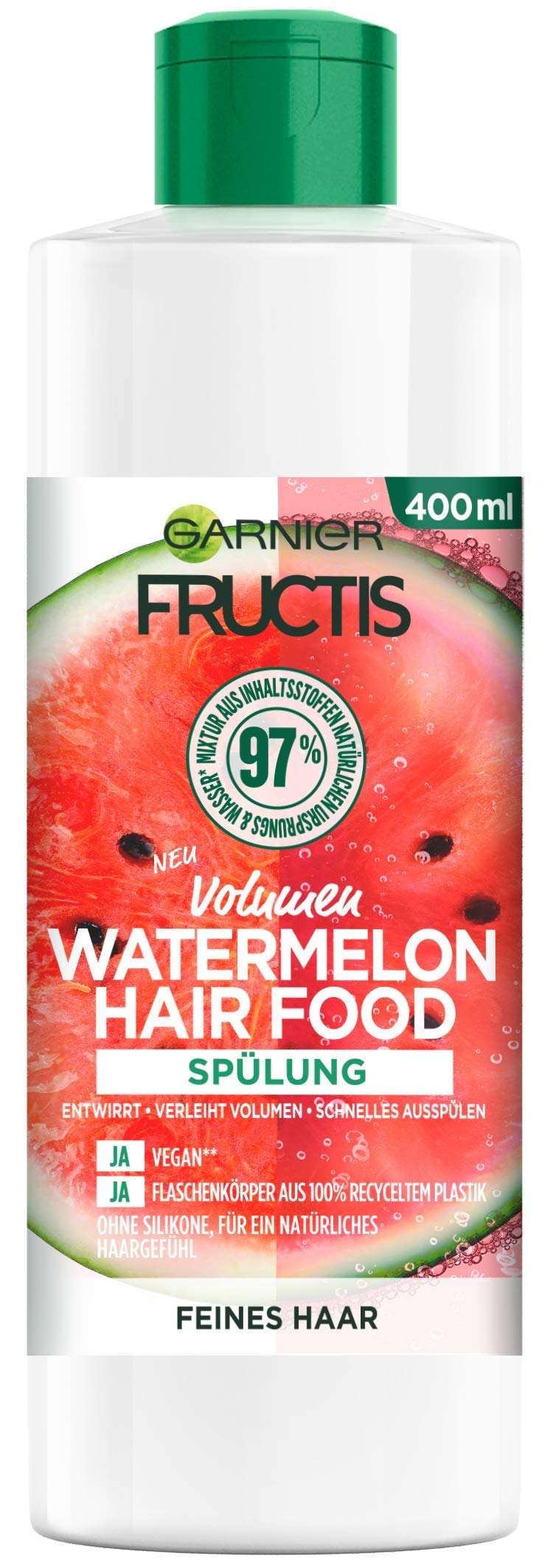 Buy Garnier Conditioner, Watermelon, Vegan Formula, for Volume, Gently Detangles Fine Hair