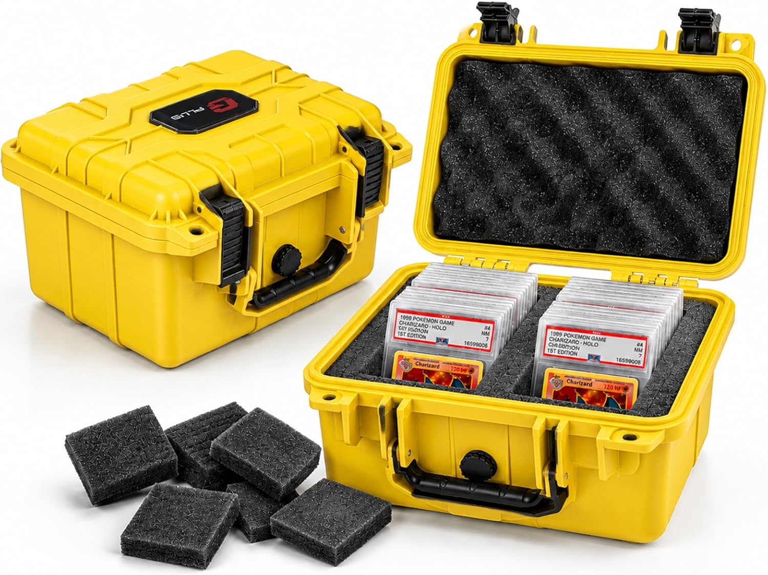 PIT66 Graded Card Storage Box, Compatible with BGS PSA SGC FGS-Yellow