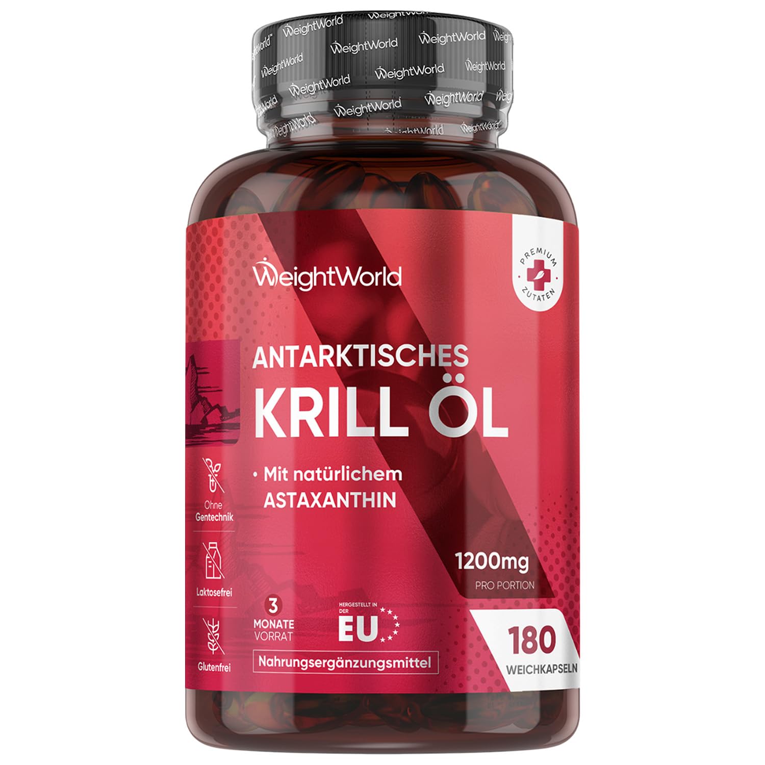Antarktische Krillöl Softgels (180)