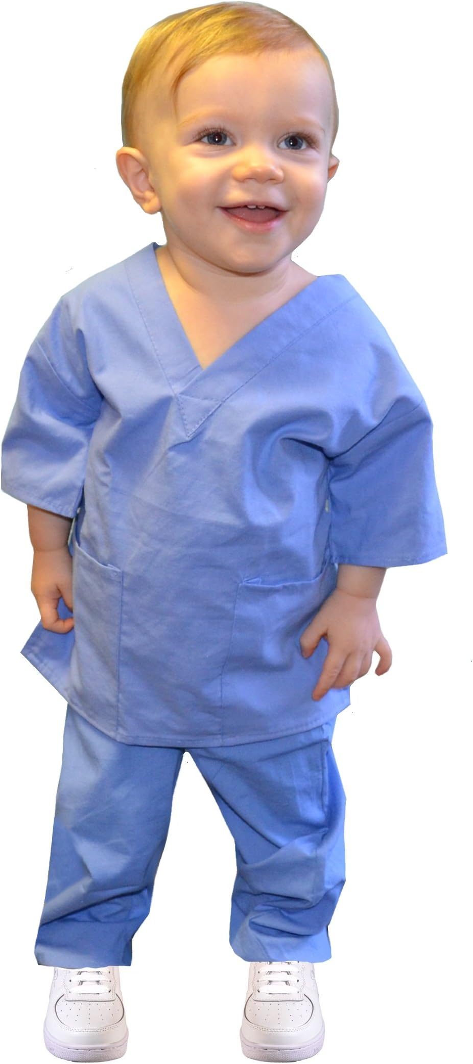 Ceil Blue Toddler Scrubs Doctor Nurse Veterinaian Kids Costume