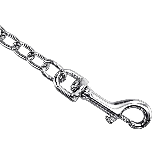 Foto 7 de 7 de Filhome Acoplador de correa de metal doble para perro, a prueba de masticación, sin enredos