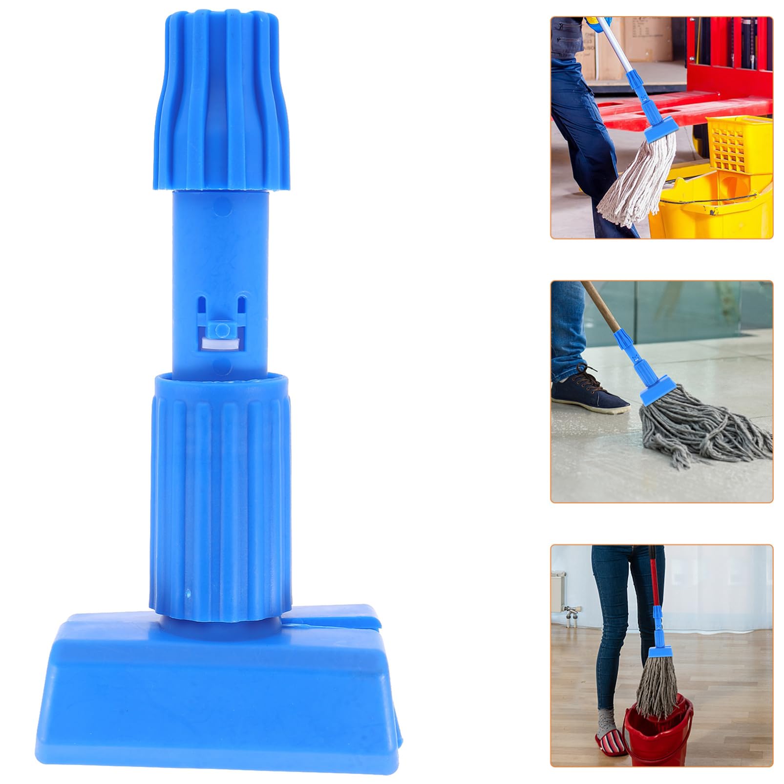 Beavorty 4 Juegos De Abrazaderas Desmontables Para Fregona Repuesto De Fregona Para Fregona Mango De Fregona De Gran Tamaño Para Una Limpieza Eficiente (2 Unidades X 4)