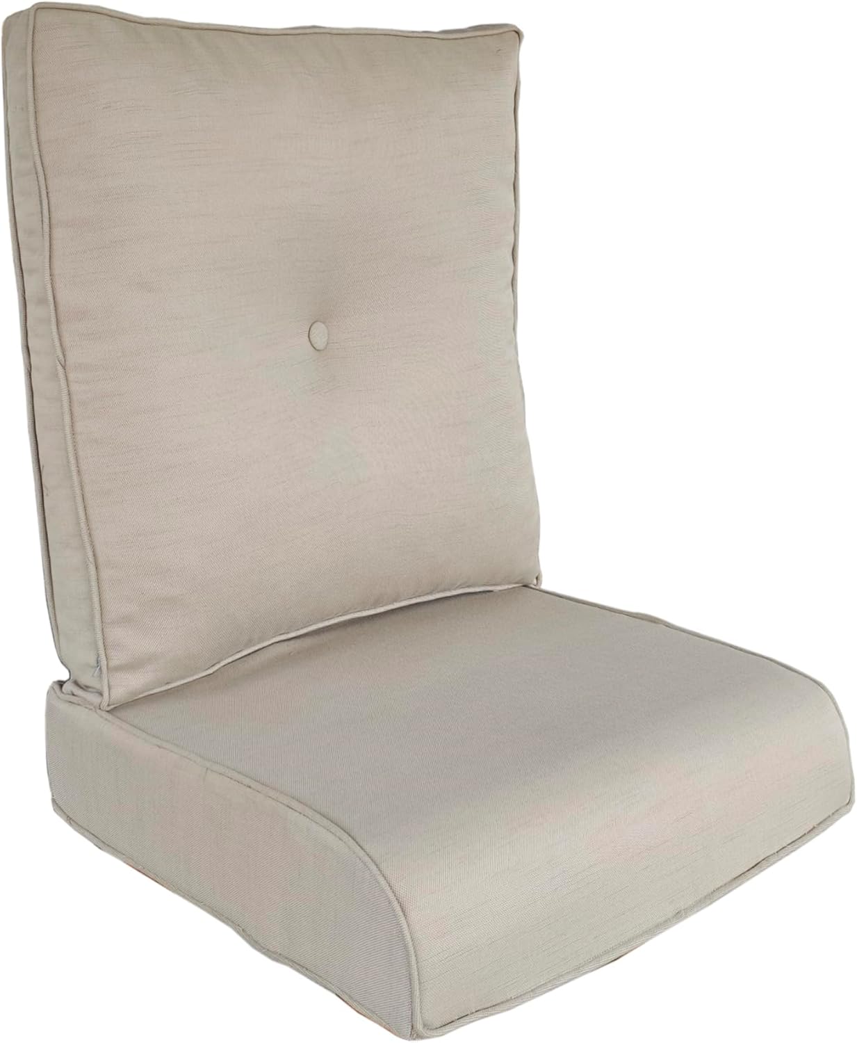 High Back Outdoor Chair Cushions For Patio Furniture,22x24x5"Replacement Couch Cushion Set For Wicker Glider Rocking Chairs Loveseat Sectional Sofa,Out Door Chair Pad Weather Fade Resistant,Sand Beige