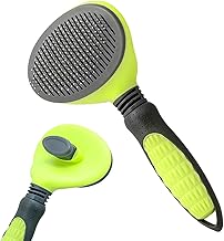 Dog Brush, Cat Brush, Pet Brush, Undercoat, Dog Brush, Cat Brush for Long Hair and Short Hair, Clean Pet Hair from the Brush with One Button