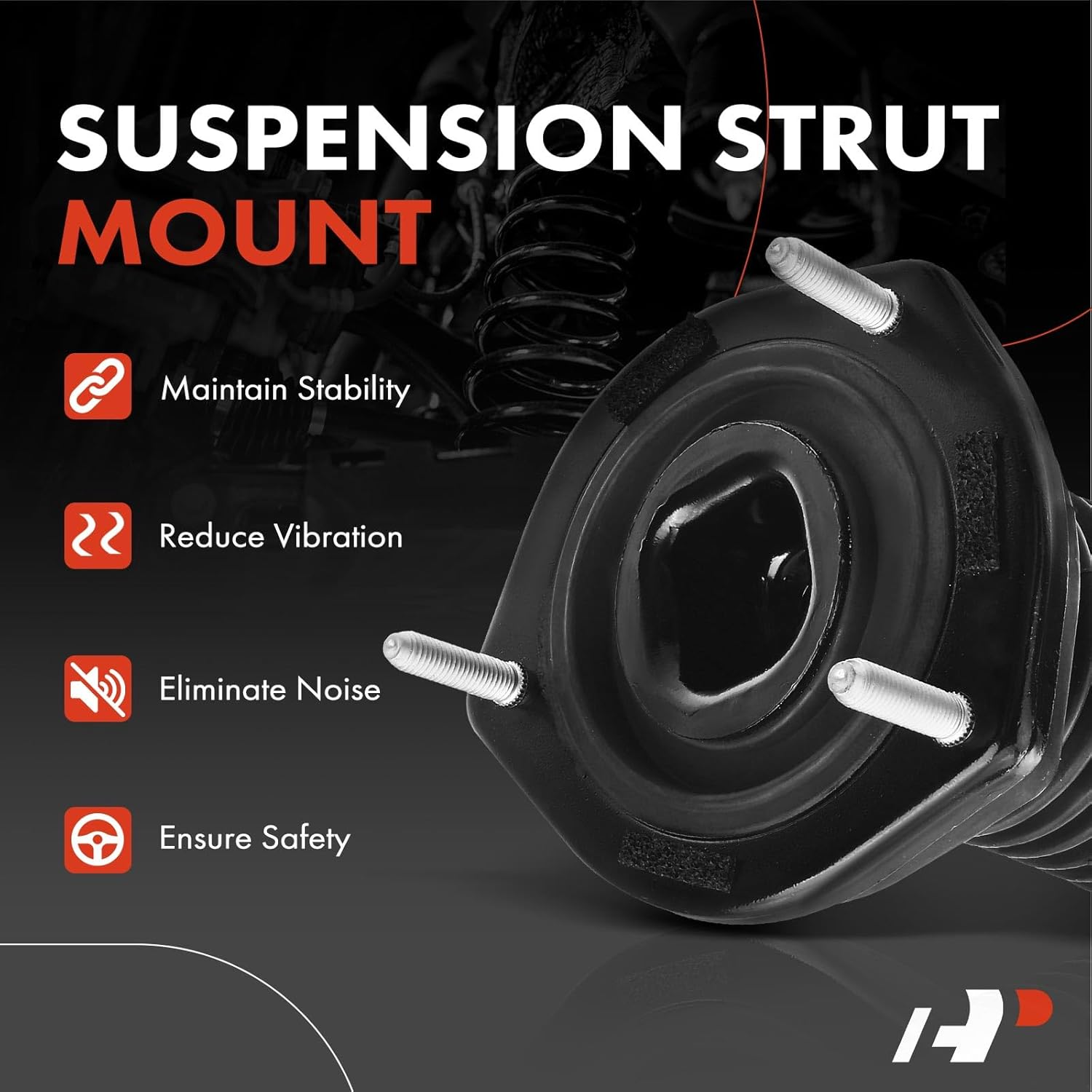 A-Premium Rear Suspension Strut Mount Compatible with Toyota Camry 1997-2006 Highlander 2001-2003 Solara 1999-2006 Avalon 1997-2005 & Lexus RX300 1999-2003 ES300 1997-2003 ES330 2004-2006
