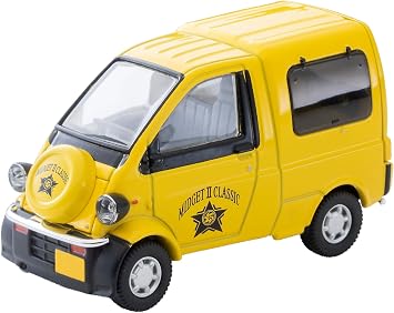 TOMYTEC 337874 Tomica Limited Vintage Neo 1/64 LV-N362b Daihatsu Midget II Cargo R Type Vehicle with Optional Yellow 97 Finished Product