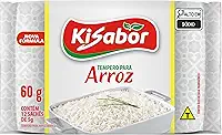 KiSabor, Tempero para Arroz Branco, 12 Sachês de 5 Gramas