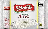 KiSabor, Tempero para Arroz Branco, 12 Sachês de 5 Gramas