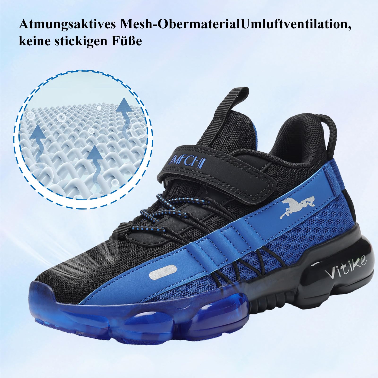 JMFCHI Scarpe da ginnastica per bambini, scarpe da ginnastica per bambini, scarpe sportive, casual, traspiranti, leggere, per bambini, unisex
