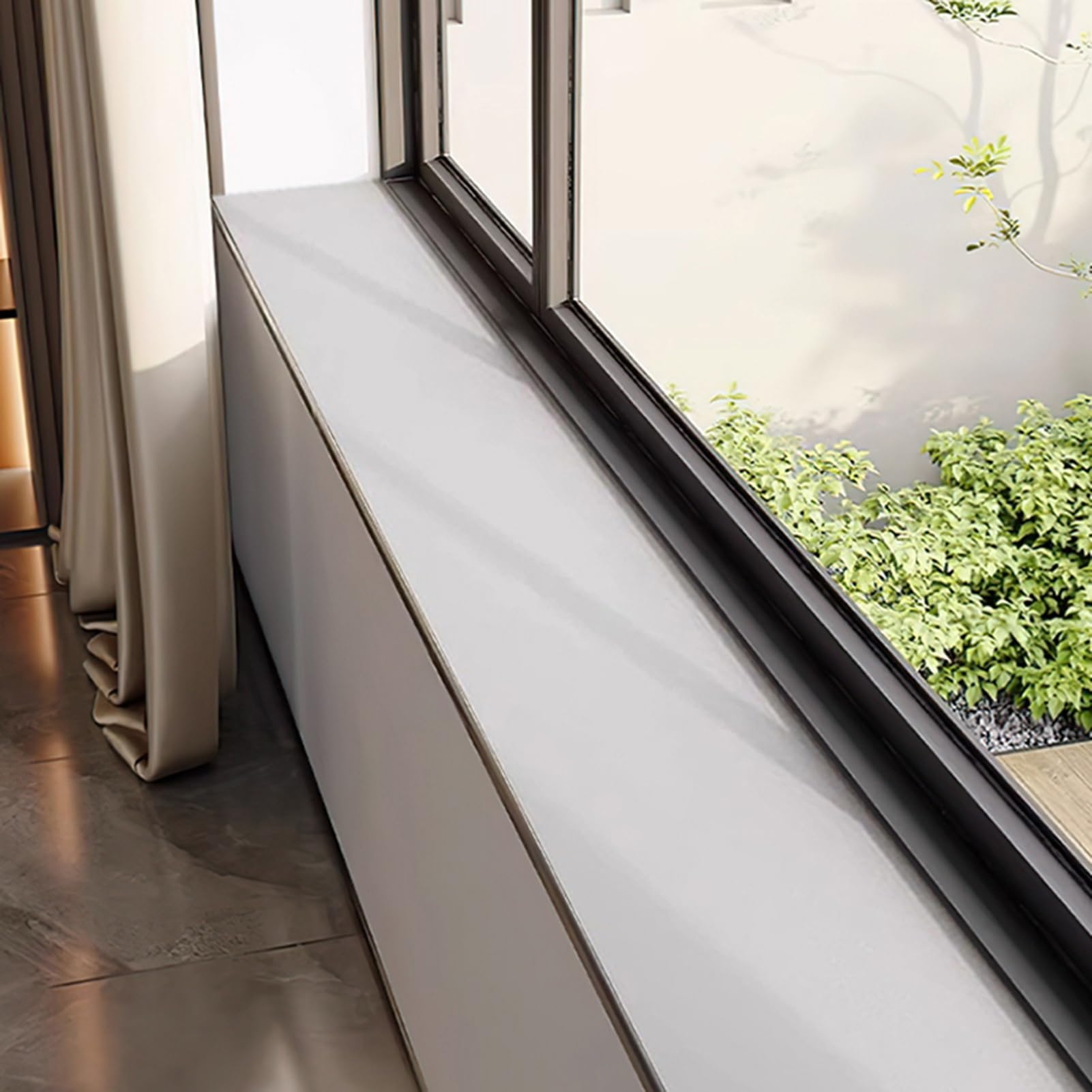 Mata ochronna na parapet, super chłonny pokrowiec na siedzenie dla roślin i zwierząt domowych, mata z gumowym spodem na balkon i okna wykuszowe