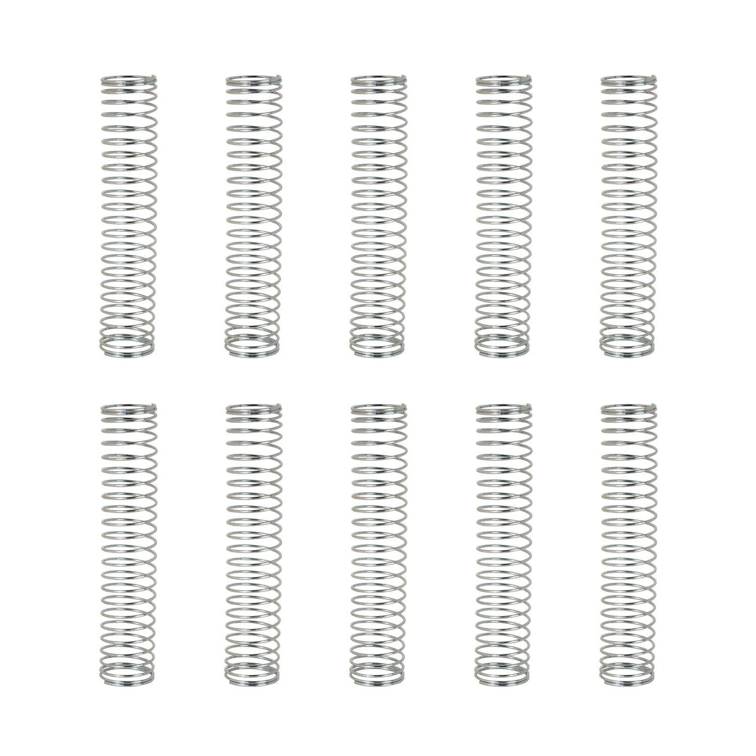 10 Pcs Stainless Steel Compression Spring Suitable for Home Repairs and DIY Projects, 1.8X15x15mm-1.8X15x50mm,1.8x15x50mm