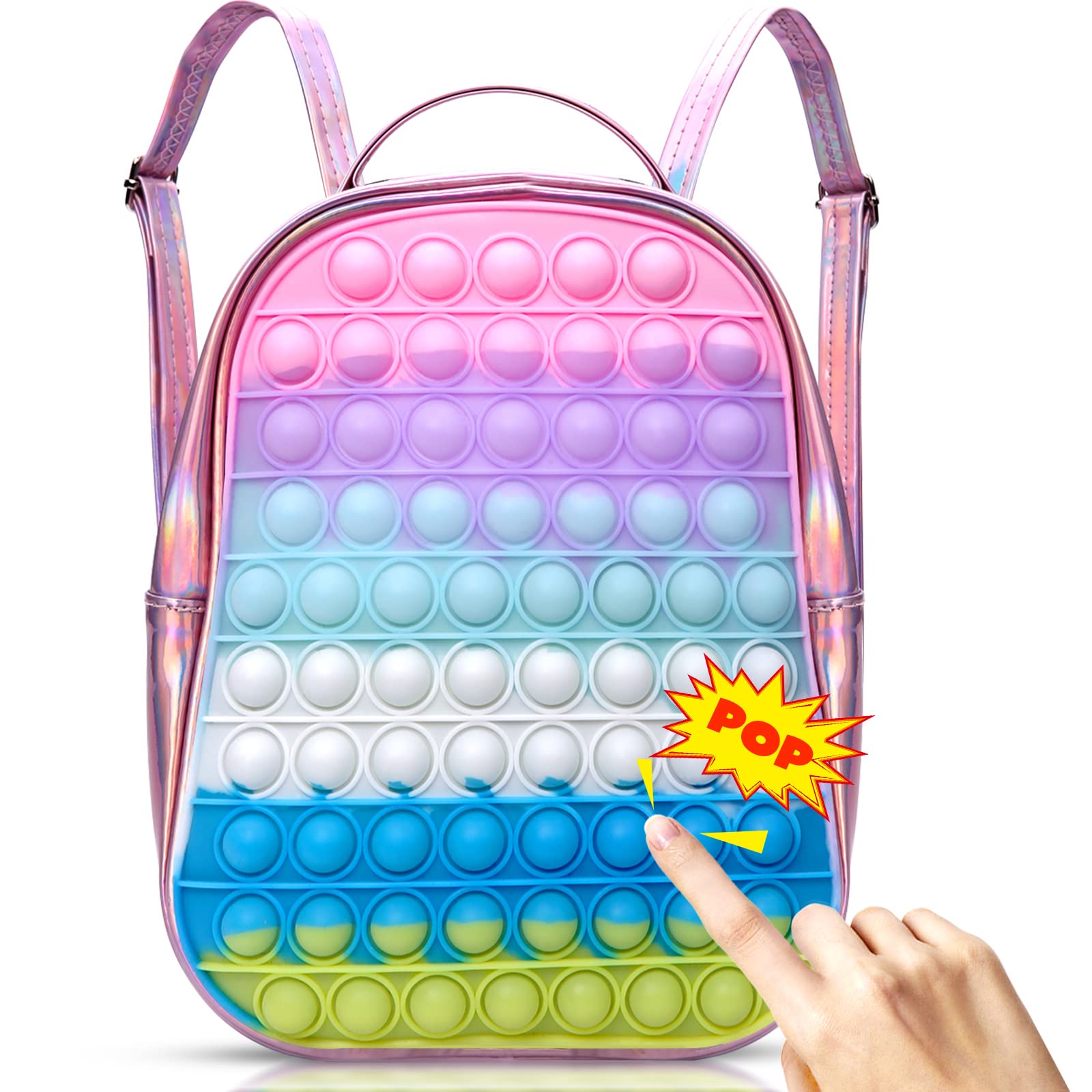 Amazon | プッシュポップ バッグ キッズ バックパック リュックサック