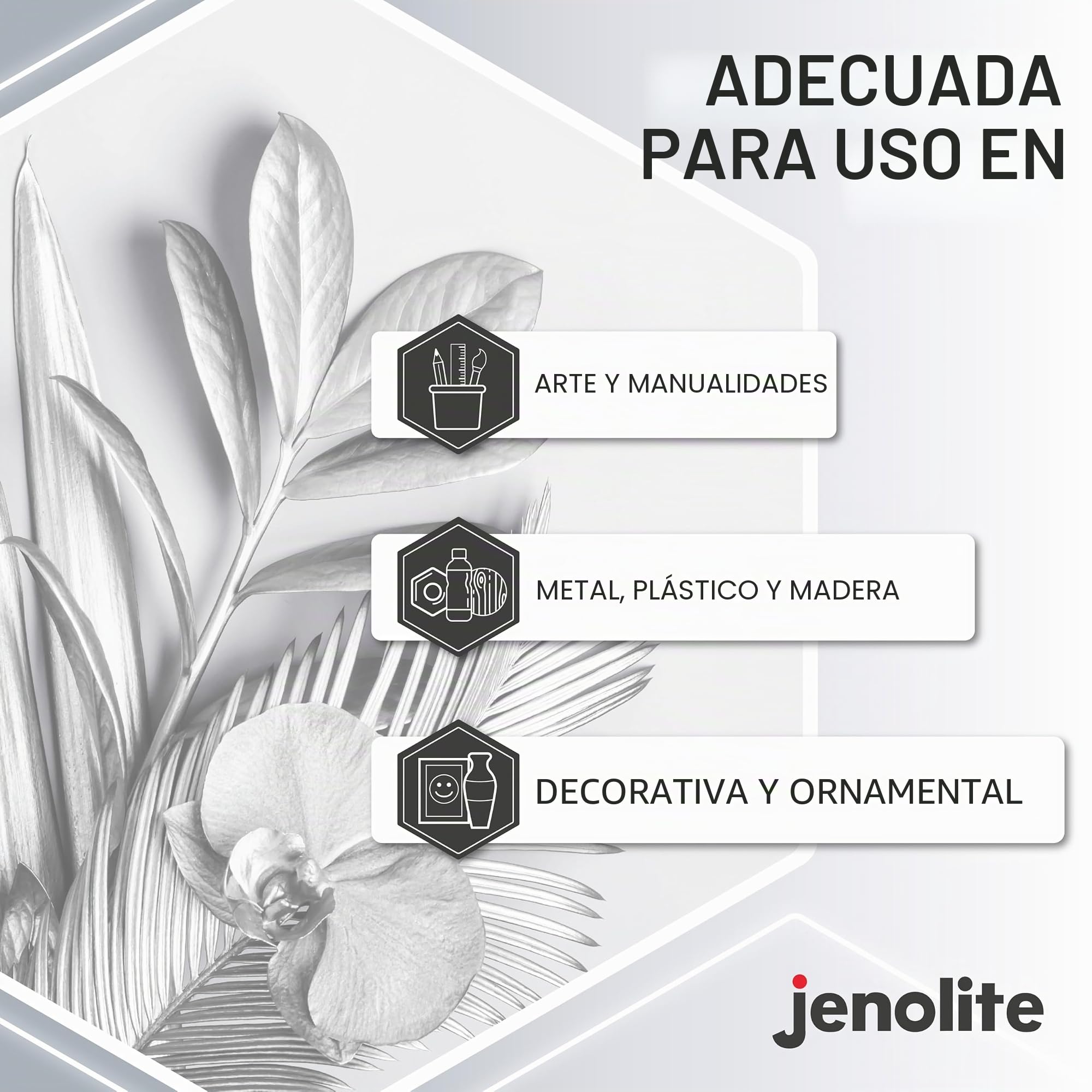JENOLITE Directorust Pintura Metálica Brillo | PLATA | Pintura multisuperficie | Imprimador, capa base y capa superior todo en uno | 3 x 400ml