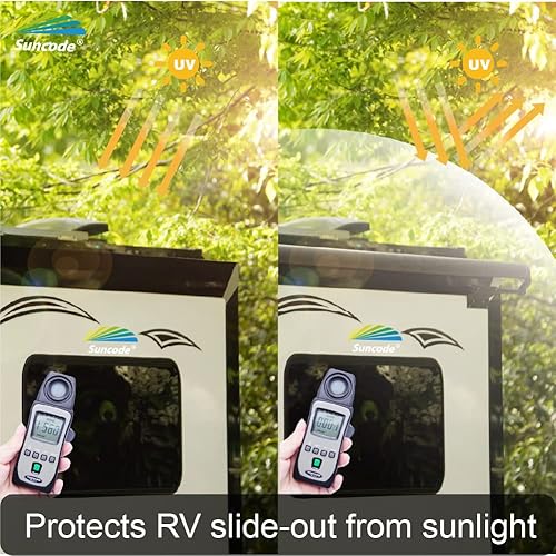 Miniatura 4 de Suncode Toldo deslizante para caravana, protección deslizante, diseño de conexión para caravanas, remolques de viaje, quintas ruedas y autocaravanas
