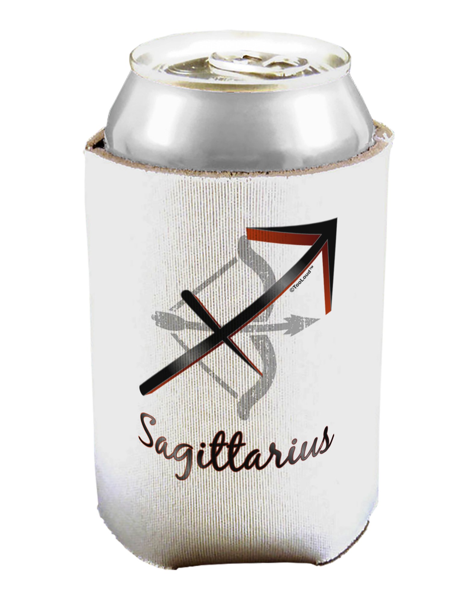 TOOLOUD Sagittarius Symbol Can/Bottle Insulator Cooler - 2 Pack