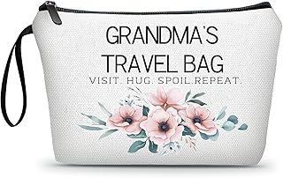 Grandma Gift Ideas,New Grandma Gifts First Time,Gigi Gifts for Grandma,Small Cosmetic Bag,Birthday Gifts for Grandmom,Grandma Gifts From Granddaughter,Travel Makeup Organizer